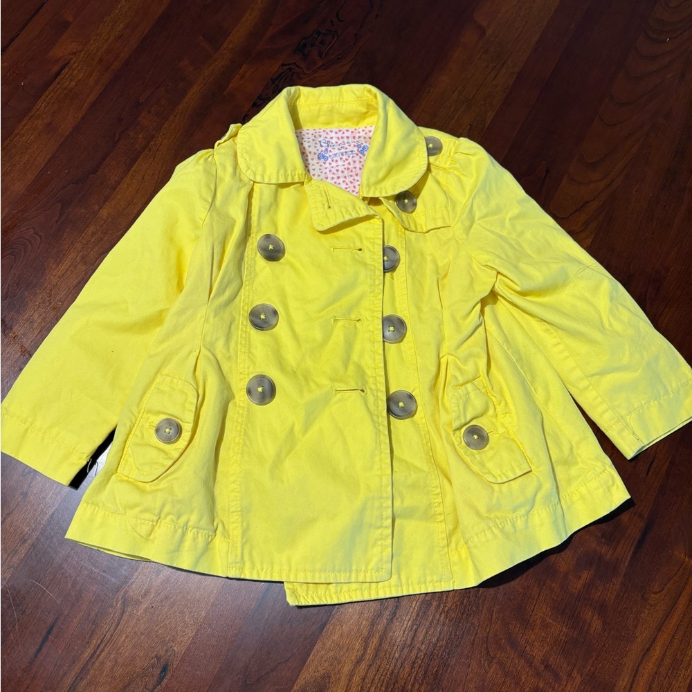 BUNDLE Two Toddler Jackets  Bright Yellow and Tan